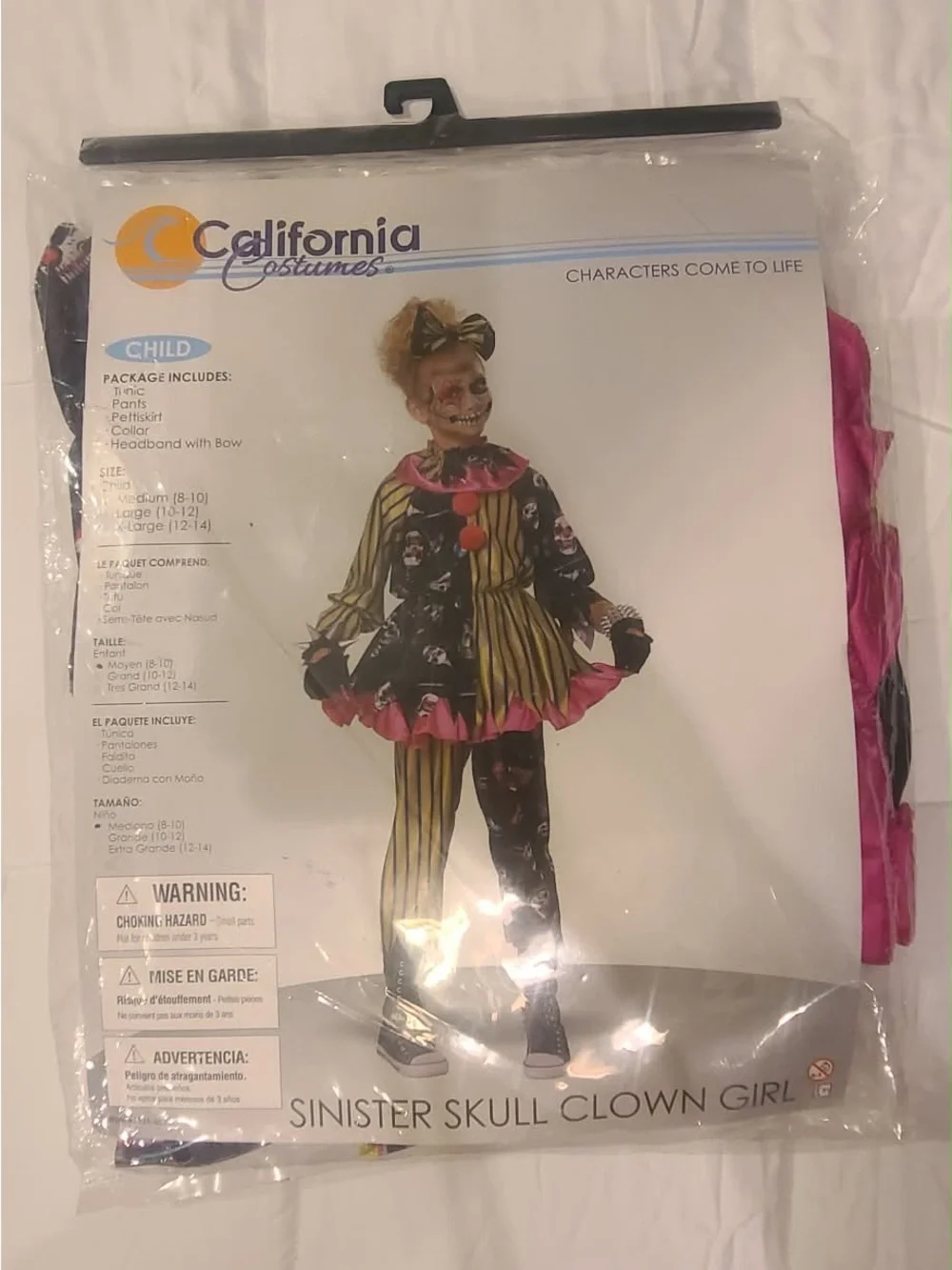 California Costumes creepy clown
